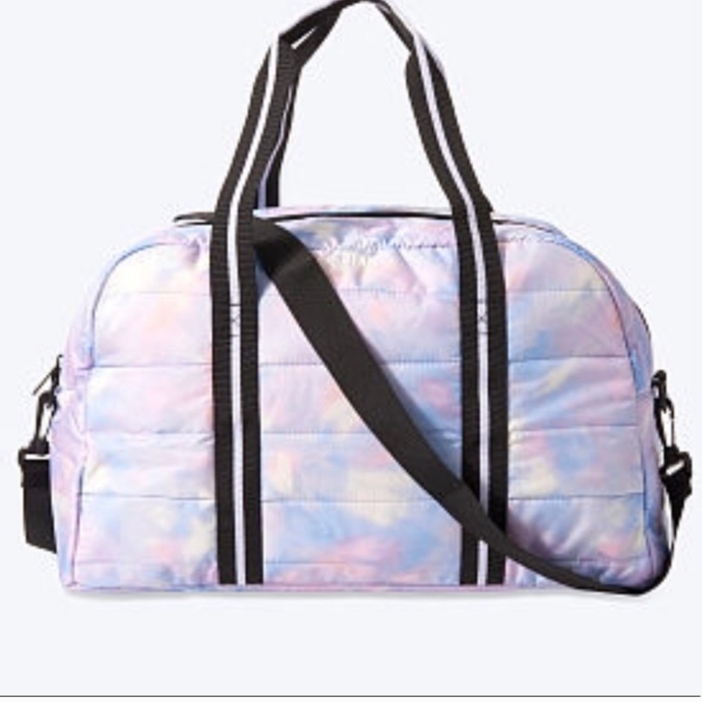 Pink tie dye duffel bag Victorias Secret Pink
